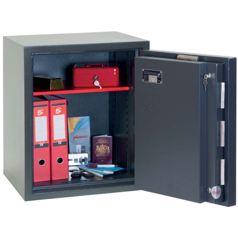 Phoenix coffre-fort anti-effraction HS3555E Tres, serrure électronique, 330 litres, gris graphite